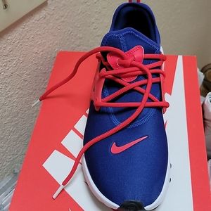 Red, blue, and white